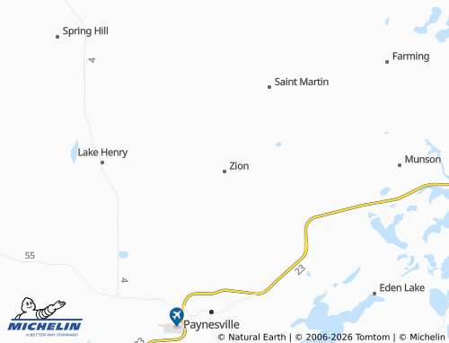 Carte MICHELIN Zion - ViaMichelin