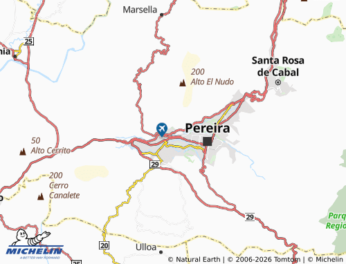 Mappa MICHELIN Antonio Ricaurte - ViaMichelin