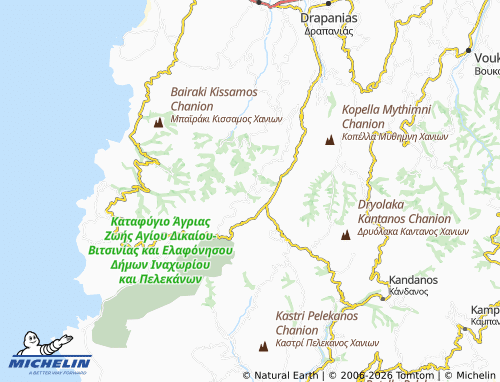 Carte MICHELIN Vlatos - ViaMichelin