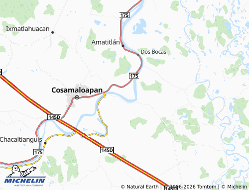 Mapa MICHELIN Paso Real - ViaMichelin