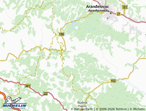 MICHELIN-Landkarte Bosuta - ViaMichelin