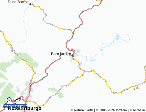 MICHELIN Bom Jardim map - ViaMichelin