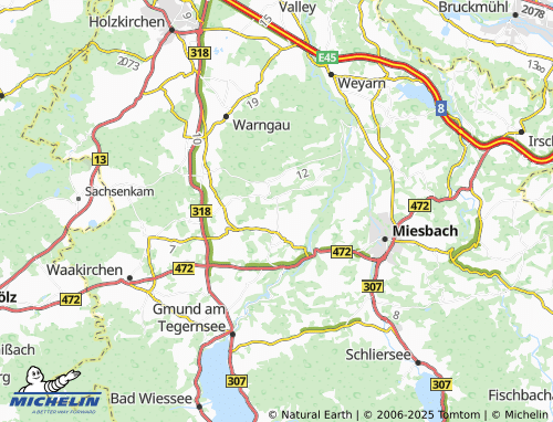 MICHELIN Neuhaus map - ViaMichelin