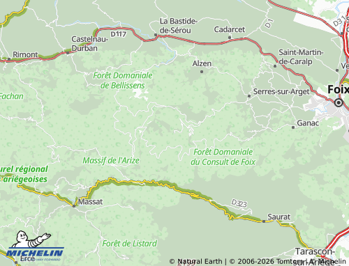 MICHELIN Le Bosc map - ViaMichelin