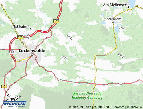 Mappa MICHELIN Gottow - ViaMichelin