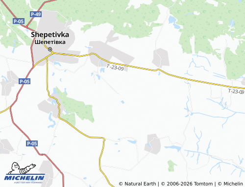 MICHELIN Bilokrynychchia map - ViaMichelin