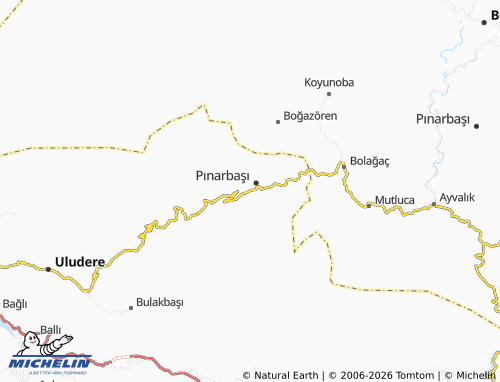 MICHELIN Tanin map - ViaMichelin