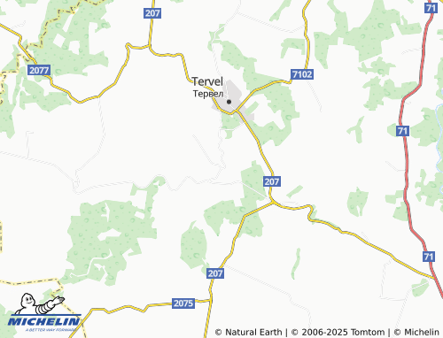 MICHELIN Polkovnik Savovo map - ViaMichelin