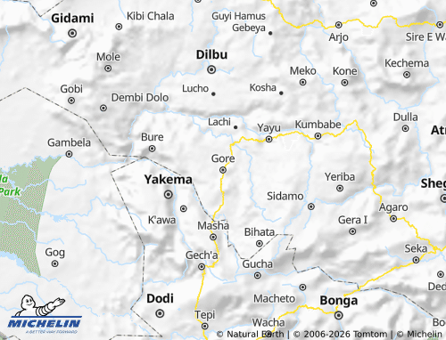 MICHELIN Gore map - ViaMichelin