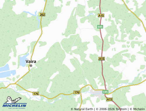 Carte MICHELIN Terešiškės - ViaMichelin
