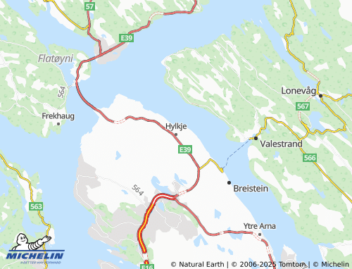 MICHELIN Hylkje map - ViaMichelin