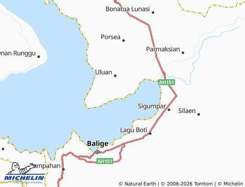MICHELIN Sibuntuon map - ViaMichelin