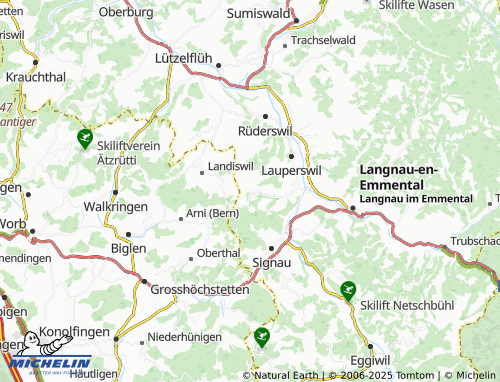 MICHELIN Moosegg map - ViaMichelin