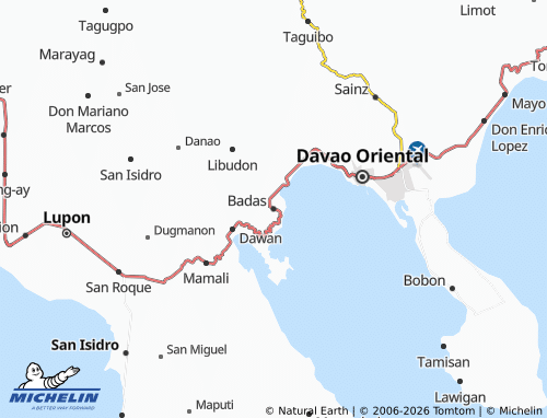 MICHELIN Badas map - ViaMichelin