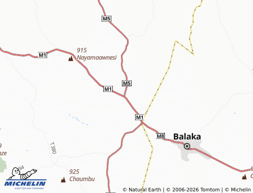 Kaart MICHELIN Pama - ViaMichelin