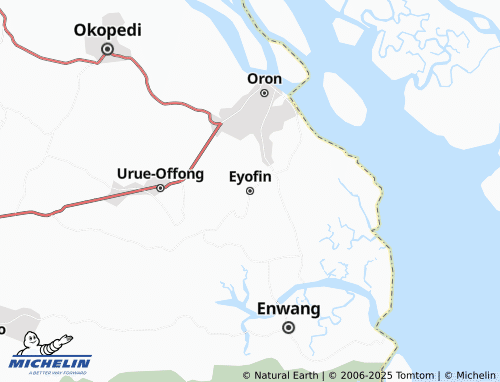 MICHELIN Eyofin map - ViaMichelin