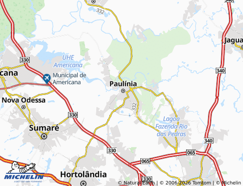 Mapa MICHELIN Santa Cecília - ViaMichelin