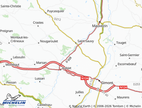 Carte MICHELIN Blanquefort - ViaMichelin