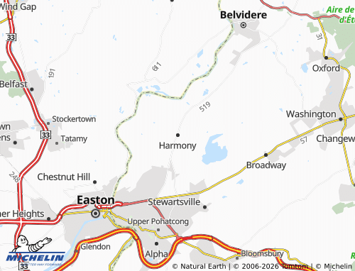 Mapa MICHELIN Harmony - ViaMichelin