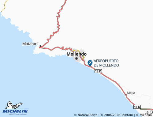 MICHELIN Mollendo map - ViaMichelin
