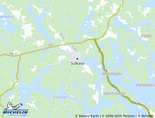 Carte MICHELIN Sulkava - ViaMichelin