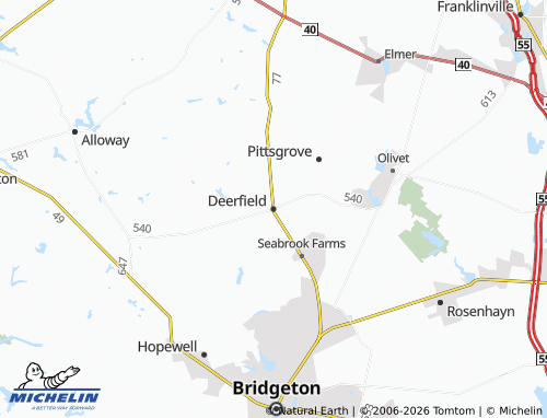 Carte MICHELIN Deerfield - ViaMichelin