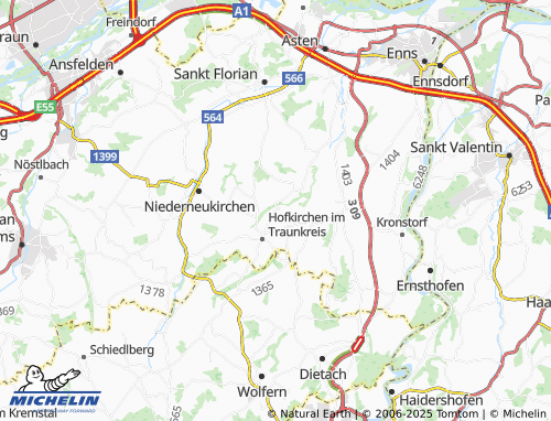 MICHELIN Rappersdorf map - ViaMichelin
