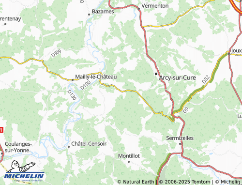 MICHELIN Avigny map - ViaMichelin
