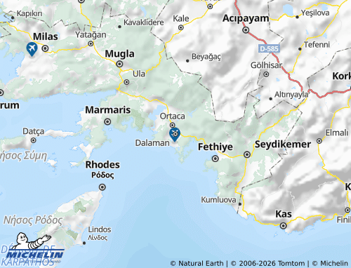Mappa MICHELIN Dalaman - ViaMichelin