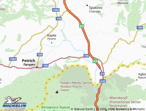 MICHELIN Drangovo map - ViaMichelin