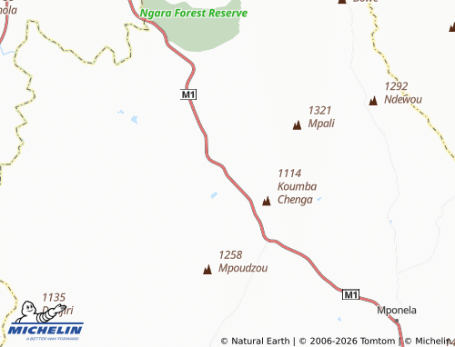 MICHELIN Madisi map - ViaMichelin