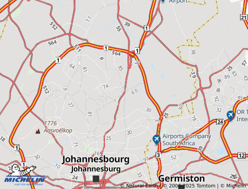 MICHELIN Wynberg Extension 4 map - ViaMichelin