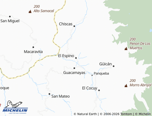Carte MICHELIN El Espino - ViaMichelin