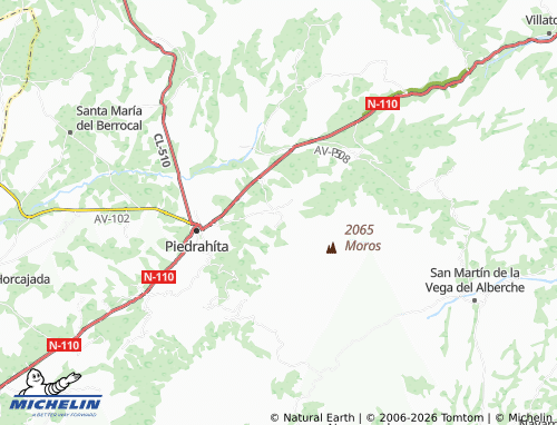 MICHELIN Navaescurial map - ViaMichelin