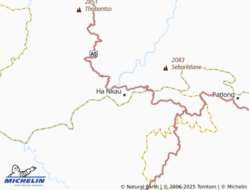 MICHELIN Ha Nkau map - ViaMichelin