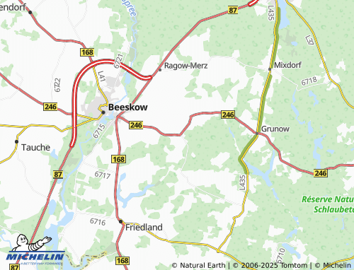 MICHELIN Krügersdorf map - ViaMichelin