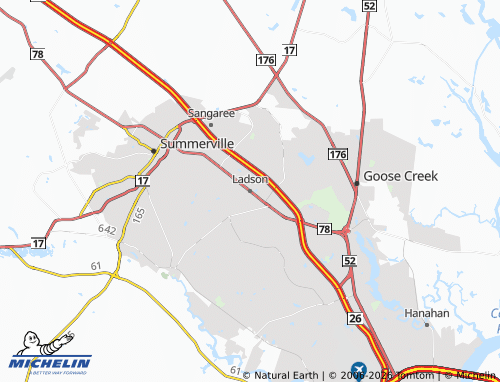 Kaart MICHELIN Ladson - ViaMichelin