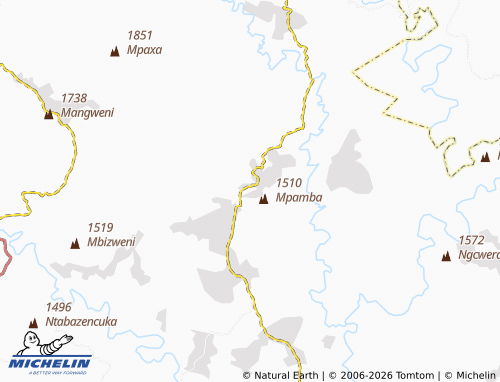 MICHELIN-Landkarte Mbinca - ViaMichelin