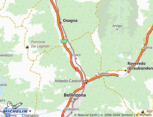 Mappa MICHELIN Claro - ViaMichelin