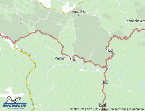 Mappa MICHELIN Puerto del Ahorcado - ViaMichelin