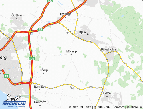 Mapa MICHELIN Mörarp - ViaMichelin