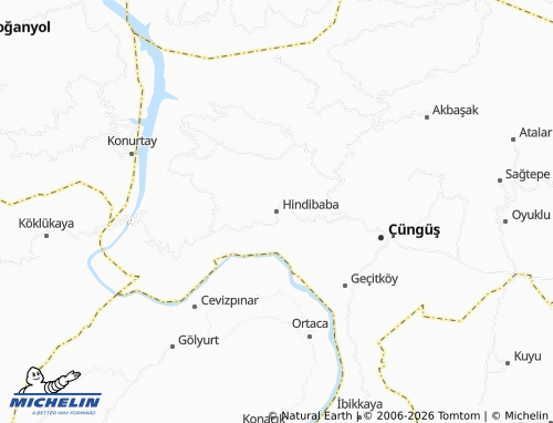 MICHELIN Hindibaba map - ViaMichelin