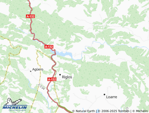 MICHELIN Estación de Santa María y la Peña map - ViaMichelin