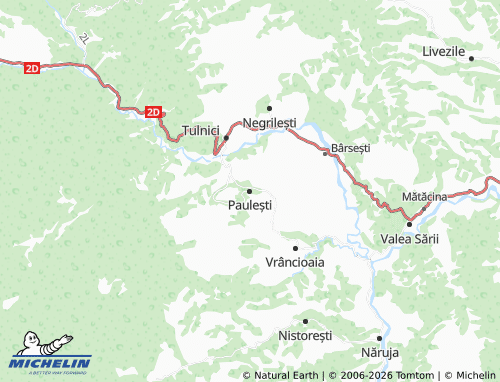 Mappa MICHELIN Paulești - ViaMichelin