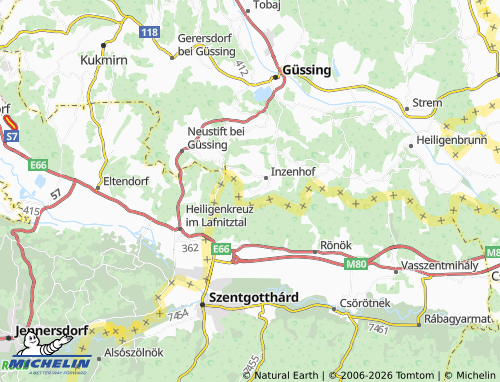 MICHELIN Tschanigraben map - ViaMichelin