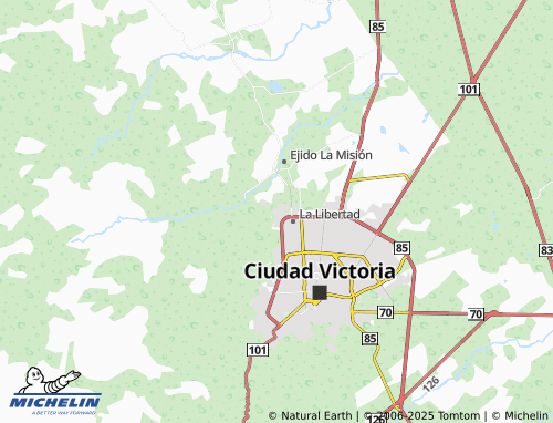 MICHELIN-Landkarte Barrio Cañón de La Peregrina Sector A - ViaMichelin