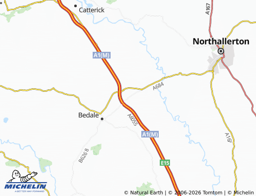 Mapa MICHELIN Leeming Bar - ViaMichelin