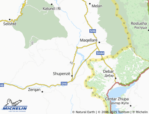 MICHELIN Okshatinë map - ViaMichelin