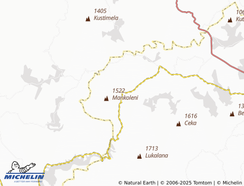 MICHELIN Kratyela map - ViaMichelin