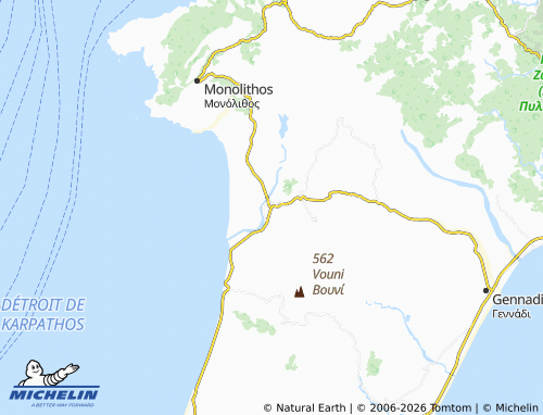 Carte MICHELIN Apolakkia - ViaMichelin